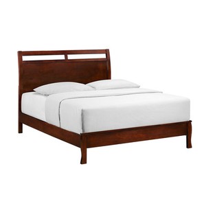 Full Bed & Frames: FULL SIZE TRADITIONAL WOODEN CHERRY FINISH BED ...