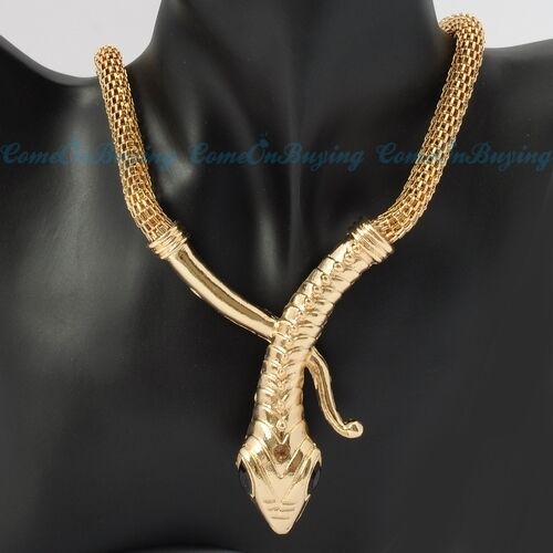 Fashion Golden Chain Style Jewelry Snake White Rhinestone Pendant Necklace N1968 in Jewelry & Watches, Fashion Jewelry, Necklaces & Pendants | eBay