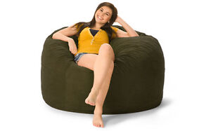 Fombag Lovesac microsuede chocolate color  - Large size, Excellent Condition