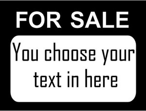 Trailer Homes  Sale on For Sale Signs Business Vinyl Decal Car Truck Trailer Window Door