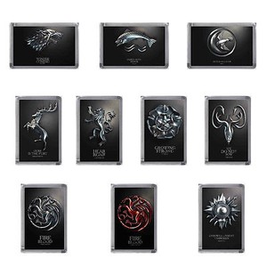 GAME-OF-THRONES-ACRYLIC-FRIDGE-MAGNET-HOUSE-SIGIL-AND-MOTTO-10-DESIGNS ...