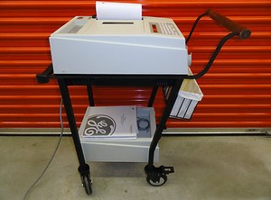 GE Marquette Mac 6 ECG EKG Machine w Cart Amp Manual But No Acquisition