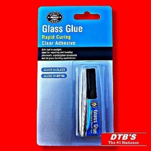 Glue crystal to wood