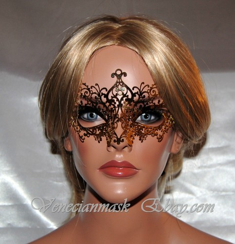 GOLD VENETIAN LUXURY METAL MASK