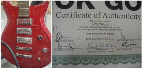 GRETSCH CVT III ELECTROMATIC OK GO GUITAR RED in Musical Instruments & Gear, Guitar, Electric | eBay