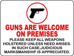 Gun Control Sign