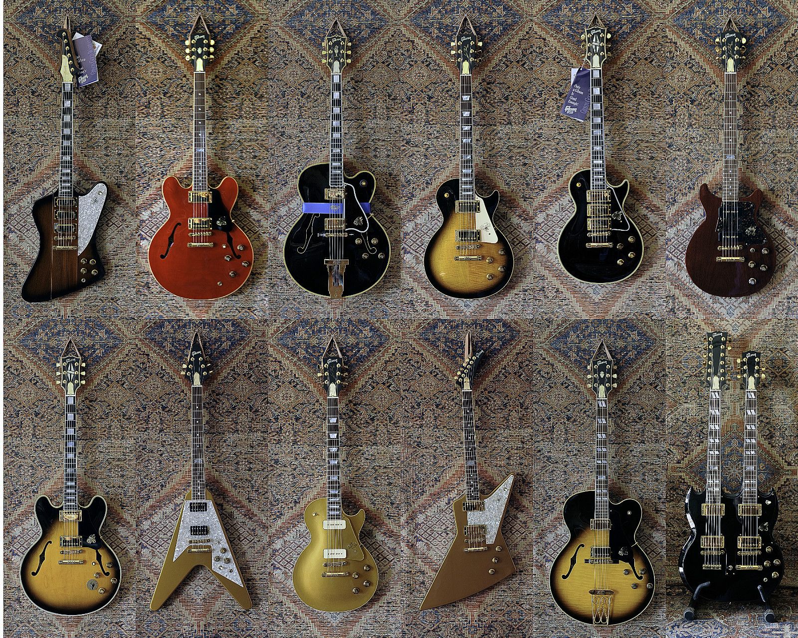 Gibson Centennial Collection Electric Guitars Complete Set My Les