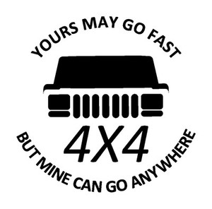 ... Decal 4WD 4x4 Funny Sticker Fits Jeep Cherokee Winch ZJ WJ XK | eBay