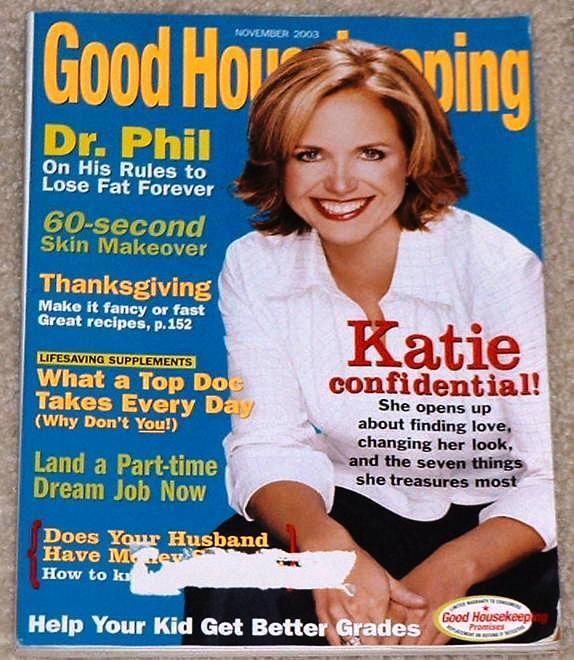Good Housekeeping 2003 Katie Couric Sofia Milos Pearl eBay
