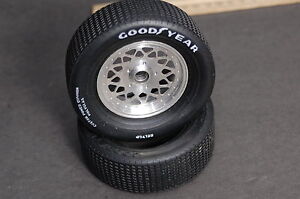 Goodyear Tires (2) R/C Oval Sprint Track Drag Funny Car Gas Nitro Electric RC10 | eBay
