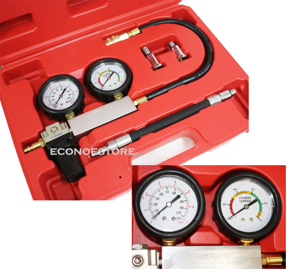 TU21 COMPRESSION CYLINDER LEAKAGE LEAK DETECTOR AUTO ENGINE TESTER