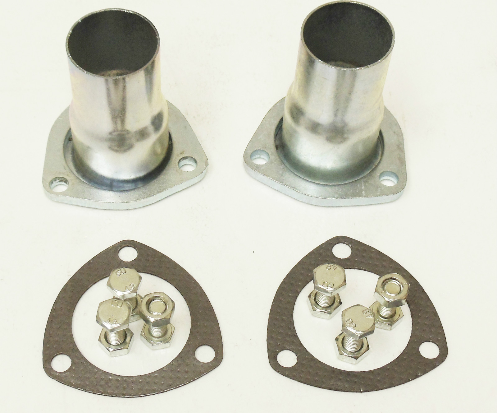 HEADER COLLECTORS AND GASKET SET 2 1/2" FLANGE REDUCERS WITH BOLTS eBay