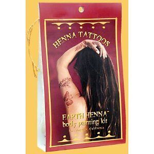 Henna Tattoo Prices on Henna Tattoos Earth Henna Body Painting Kit Lowest Price 7664   Ebay