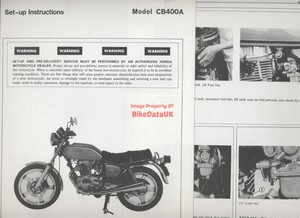 Honda cb 400a manual #7