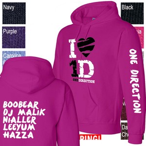 Love  Direction on Love One Direction Hoodie Sweater Sweatshirt 3 Side Nickname S Xl