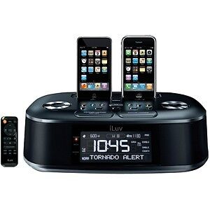Ipod Speaker  Radio on Alarm Clock Fm Radio Docking Port Speaker For Ipod Iphone 1g 3g 3gs 4g