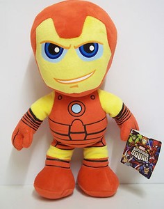IRON MAN MARVEL SUPERHERO SQUAD PLUSH SOFT TOY 10 INCH | eBay