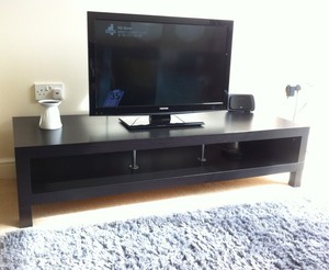  about Ikea Lack Wooden TV Stand Cabinet Next John Lewis Black/brown