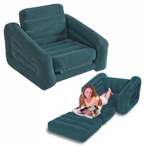 Intex Inflatable One Person Pull-Out Chair Sofa Bed for Home or ...