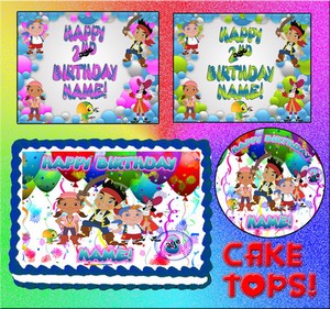 Spongebob Birthday Cake on Pirates Edible Birthday Party Cake Image Topper   Ajilbab Com Portal