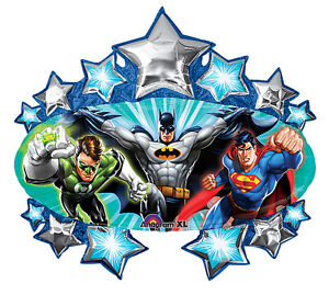 Superhero Birthday Party Supplies on Justice League Superhero Batman Superman 31  Birthday Party Supply