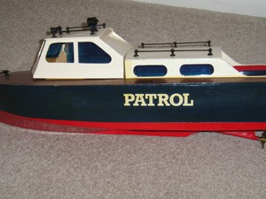  KRAFT FAST PATROL LAUNCH R C MODEL BOAT PLANS TEMPLATES TO MAKE | eBay