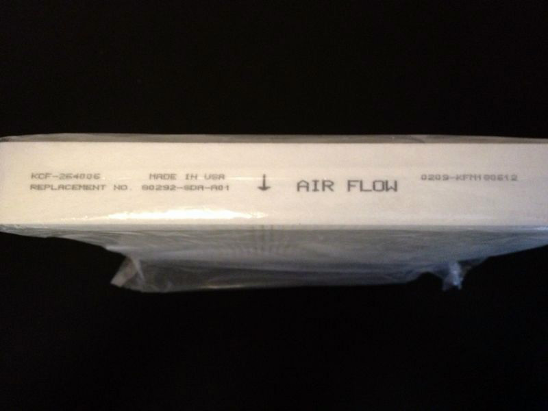 Honda air and pollen filter replacement #7
