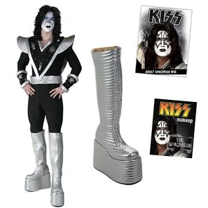 Boots Makeup on Spaceman Complete Destroyer Costume Boots Wig Makeup Size S   Ebay