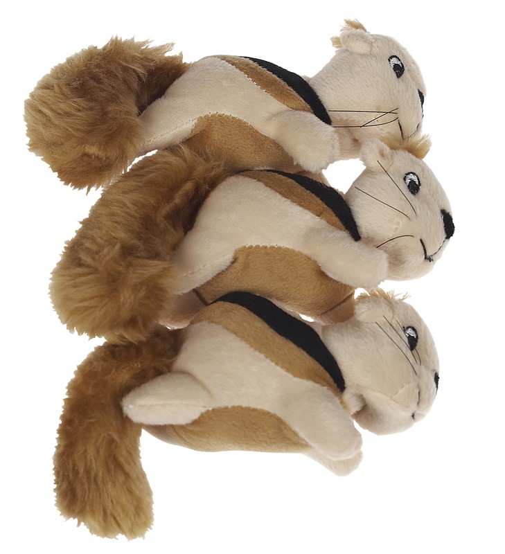KYJEN 3 Squeaking Replacement Squirrels Plush Dog Toy for Hide a Squirrel LARGE | eBay