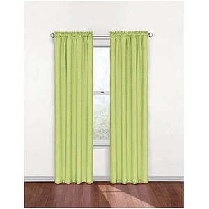 Kids Green Polka Dot Energy Smart Thermal Back Curtain Panel 42X 84in ...