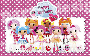 Lalaloopsy Birthday Cake on Lalaloopsy 2 Edible Cake Image Frosting Sheet Topper   Ebay