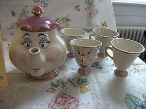 lenox mrs potts and chip tea set