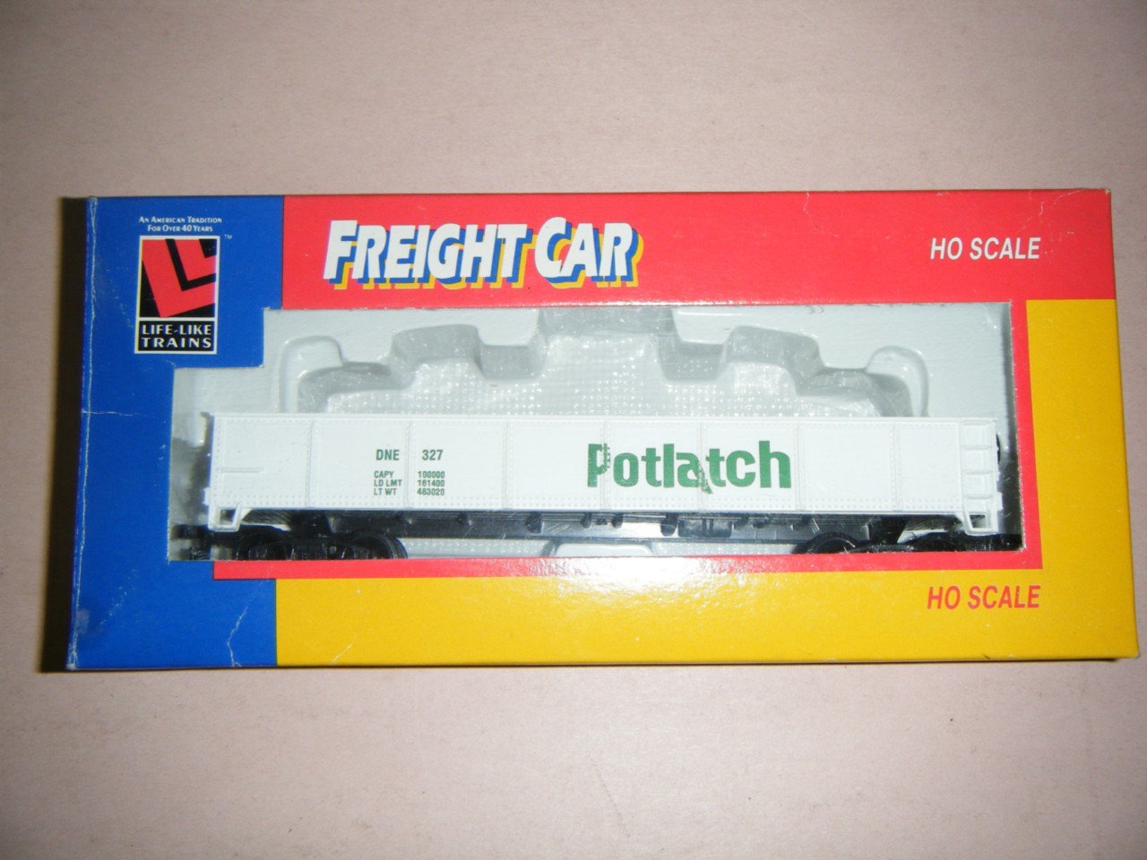 LIFE LIKE TRAINS LIFELIKE HO SCALE MODEL TRAIN 8581 GON POTLATCH 