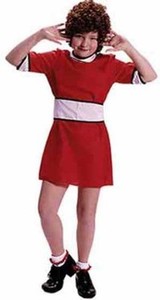   Dress on Little Orphan Annie Child Kids Girls Costume Dress Red Dc1726   Ebay