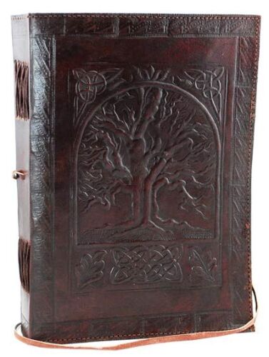 Large Tree of Life Leather Blank Book in Books, Accessories, Blank Diaries & Journals | eBay
