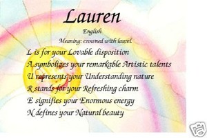 lauren name meaning