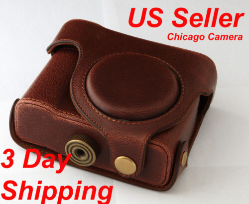 Leather Case for Canon Powershot G15 US Seller 3 Day Shipping 30 Day Money Back in Cameras & Photo, Camera & Photo Accessories, Cases, Bags & Covers | eBay