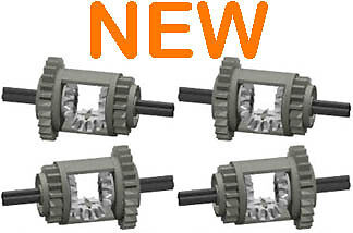 Lego Differential Kit x4 (Technic,Car,Truck,Gears,Axles,Mindstorms,NXT,Robot)
