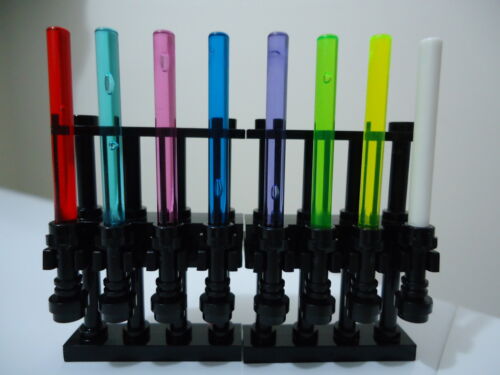 Lego Minifigure Lot Weapons Light Sabers Lightsabers Stand Star Wars WOW! in Toys & Hobbies, Building Toys, LEGO | eBay