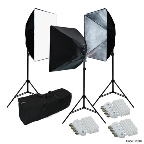 Linco Studio Photography 4 Sockets Light w/ Softbox Lighting Kit w/ Bag A31 in Cameras & Photo, Lighting & Studio, Background Material | eBay