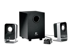 Ls21speakers on Logitech Ls21 7 Watts Rms Ftc 2 1 Stereo Speaker System Black   Ebay