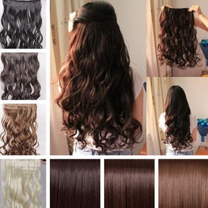 ... /Wavy Hair Extension Clip in Hair Extensions 5 Clips 30 Color eBay
