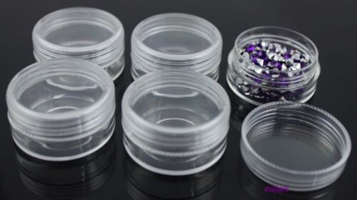 Lot 20 Clear Plastic Round Beads Storage Boxes Containers For Jewelry Boxes in Jewelry & Watches, Jewelry Boxes & Organizers, Jewelry Boxes | eBay