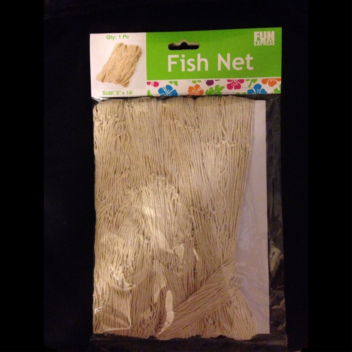 Luau Natural Decorative Fish Netting Fishing Net Tiki Bar Party