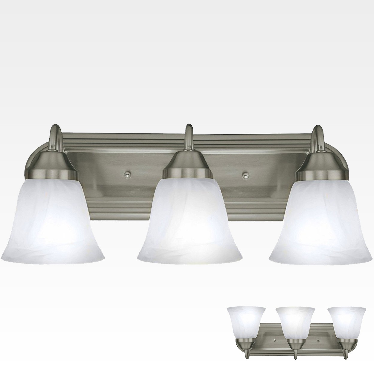 Nickel Bathroom Vanity Light Fixtures. Second-sun.co