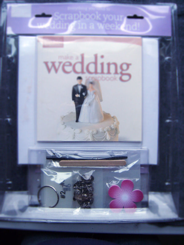 MAKE A WEDDING SCRAPBOOK KIT NEW IN BOX eBay