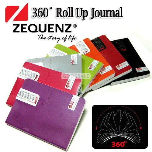 MONAMI Zequenz Boutique 360 Degree Roll Up Journal Diaries Middle 12.5x17.8cm in Books, Accessories, Blank Diaries & Journals | eBay
