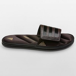 Details zu Mens Adidas Zeitfrei Slide FF Black Brown Slide Sandals ...