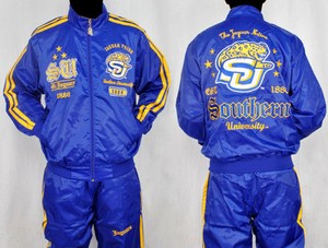 southern university jaguars rouge baton 4x warm suit track sleeve mens long