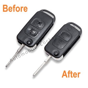 Mercedes flip key replacement #2